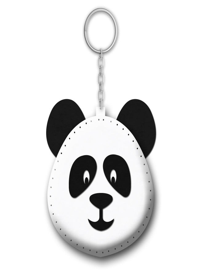 iCraft DIY Felt Keychain Kit for Kids - Easy Sew Plush Craft for Fine Motor Skills & Parent-Child Fun - Ages 6-12 (Panda) - Image 1